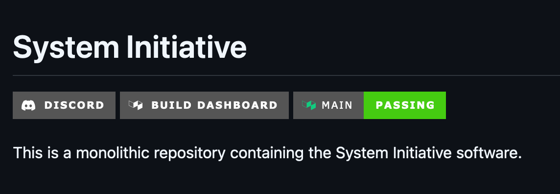 System Initiative